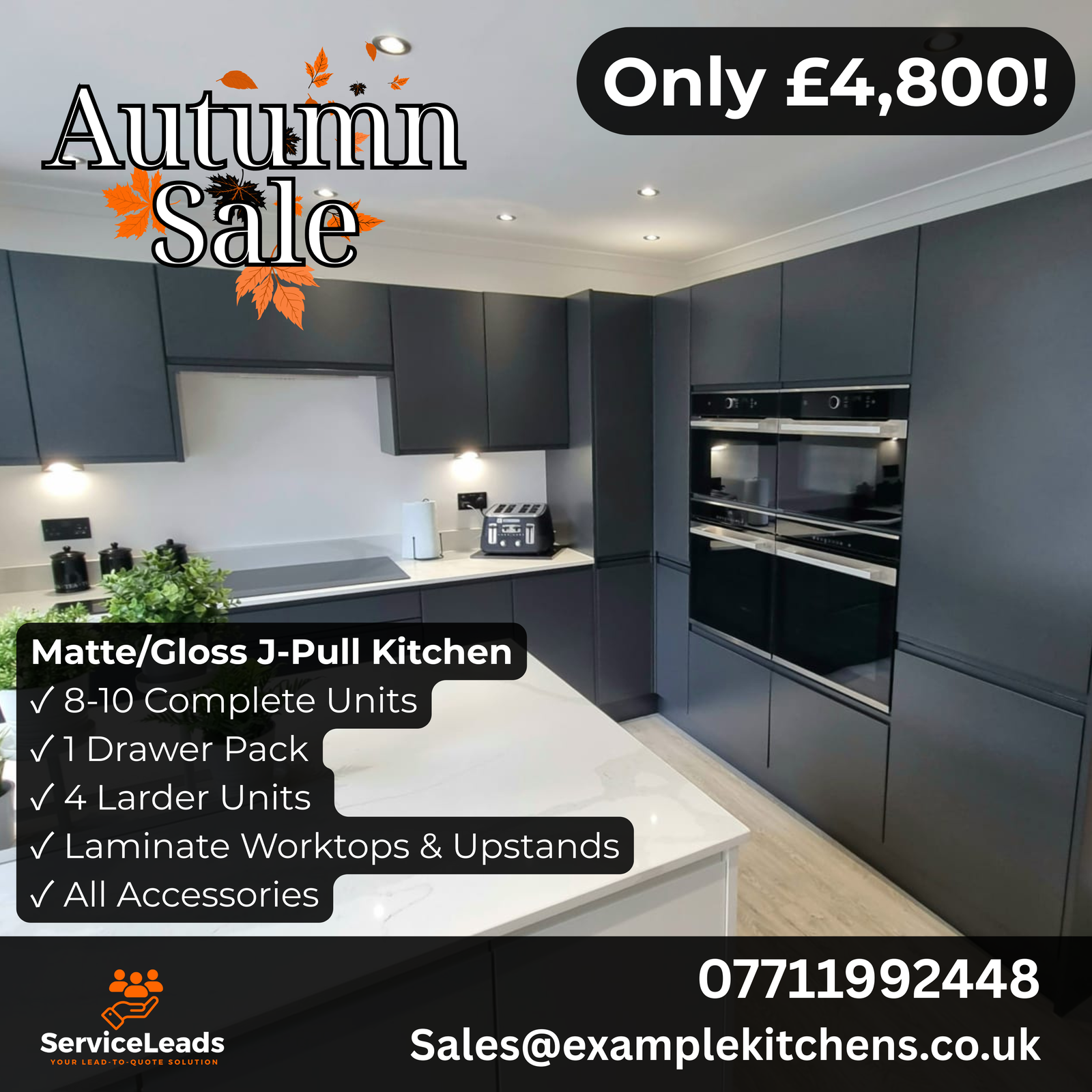 Example lead generation ad creative